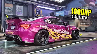 Need for Speed Heat Gameplay - 1000HP SUBARU BRZ PREMIUM Customization | Drift Build