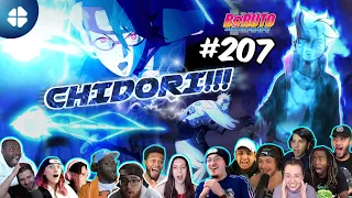 ⚡ Sarada's Chidori VS Boro | Boruto's Transformation 🔥 Boruto 207 Reaction Mashup 🇯🇵 [ボルト -- 海外の反応]