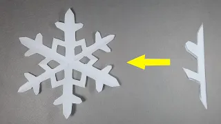 Paper Snowflakes | How to make Snowflakes out of paper | Easy Paper Snowflakes #6