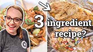 3 INGREDIENT DINNER?? | 3 EASY RECIPES | WINNER DINNERS NO 144