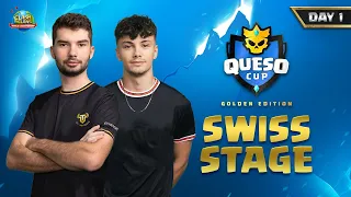 Queso Cup: Golden Edition Swiss Stage - Day 1 | #ClashWorlds | Clash of Clans