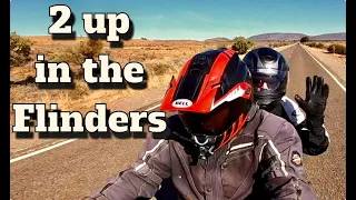 Two up in the FLINDERS RANGES - AFRICA TWIN