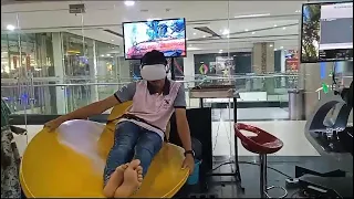 kid super excited on vr game @ Playoff | Vijayawada  | Trendsetmall Paradisemall |  Hyderabad