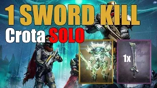 Destiny Crota 1 Sword SOLO Kill Hunter / Crota Solo mit 1 Schwert