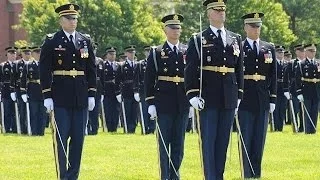 Old Guard Pass In Review at Fort Myer VA 1999 - 3rd US Infantry Regiment on Parade