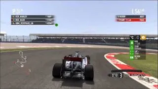 F1 2011 India New Delhi RLR Race Highlights Part 2 HD