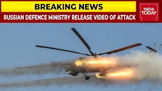 Russian Defence Ministry Release Video Of Attack On Helicopters | Breaking News | Russia-Ukraine War