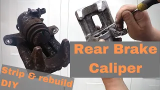 Rear Brake Caliper Strip and Rebuild: fixing a sticking piston on  VW, Audi, Seat & Skoda's