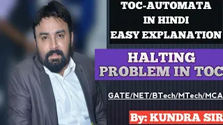 HALTING PROBLEM IN TOC