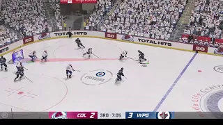 NHL 24: Colorado Avalanche vs. Winnipeg Jets, G2 of The Stanley Cup Playoffs - Gameplay