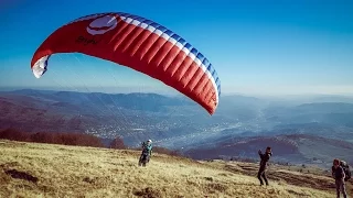 Paragliding Plesuva mountain