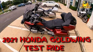 2021 HONDA GOLDWING TEST RIDE