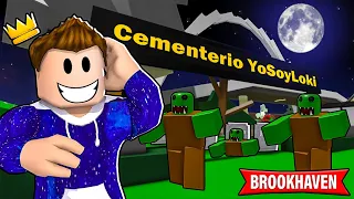 CREO MI PROPIO CEMENTERIO en BROOKHAVEN! ☠️🏠 - Roblox YoSoyLoki