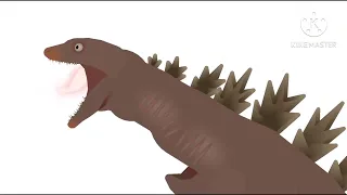 [Stick Nodes]Shinagawa-Kun Roar |Test| #animation #sticknodes #godzilla