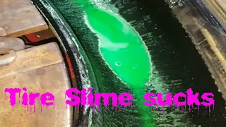 Tire Slime sucks monkey balls