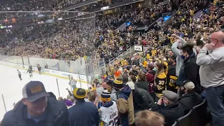 Bruins win it in Overtime! The Garden goes nuts 1/15/22