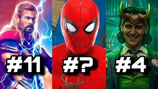I ranked the BEST MCU Characters of all time…