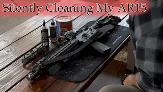 SILENTLY Cleaning My AR15 - ASMR