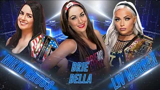 Liv Morgan vs. Brie Bella vs. Nikki Cross WWE SmackDown WWE2K22 Universe Mode