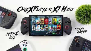 ONEXPLAYER X1 Mini First Look, An All New 144Hz 8.8" RYZEN 8840U Handheld