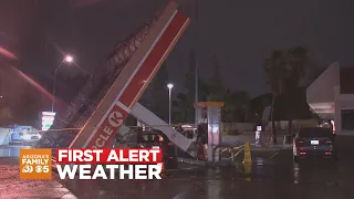 An INTENSE monsoon storm hits Phoenix Saturday