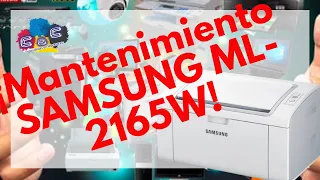 SAMSUN ML-2165W Como Realizar Desarmado, Desmontado y Mantenimiento MUY BIEN EXPLICADO