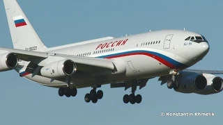 IL-96 IL-76 B747 B777 A330 VKO 2014 Vnukovo