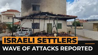 Palestinians report wave of attacks by Israeli settlers | Al Jazeera Newsfeed