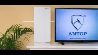 Antop Flat Panel Smartpass Amplified outdoor/indoor HDTV "Big Boy" Antenna AT-400 BV