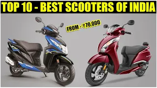 Top 10 Best Scooters of India 2024 (Price, Mileage, Performance, etc.)