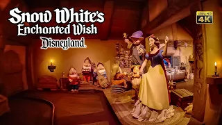 Snow White's Enchanted Wish On Ride Low Light 4K POV Disneyland 2022 08 17