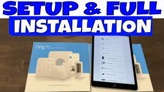 Ring Home Alarm System in a 8000 SQFT Warehouse - FULL INSTALLATION  Setup Walkthrough