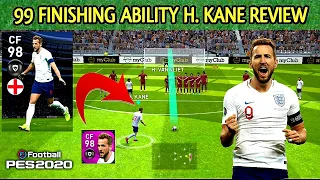 99 FINISHING ABILITY H.KANE REVIEW PES 2020| FEATURED H.KANE DETAILS IN PES2020| PES TIPS WORLD |