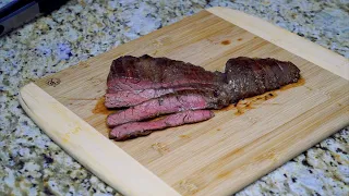 How To Cook Skirt Steak in a Pan - Beef "skirtsteak" Pan Seared Sautee