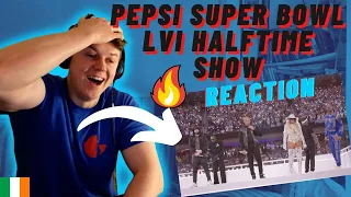 IRISH REACTION PEPSI SuperBowl LVI Halftime Show LIVE!! | BEST HALFTIME SHOW EVER!! 50 CENT,EM,DRE!!