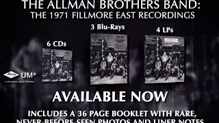 Rock Legends | The Allman Brothers Band | The 1971 Fillmore East Recordings - Out Now!