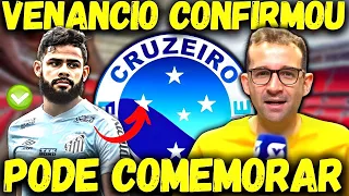 EXPLODIU AGORA! VENÂNCIO ACABA DE CONFIRMAR! POR ESSA NINGUÉM ESPERAVA | NOTICIAS DO CRUZEIRO HOJE