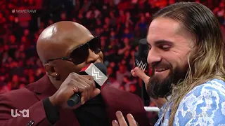 Seth Rollins & Bobby Lashley Promo + Brawl - WWE Raw 12/5/22 (Full Segment)