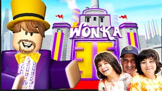 La Fabrica de CHOCOLATE de Willy Wonka de MrBeast en Roblox!!