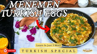 How to Make the Perfect MENEMEN? 🥘 Best Turkish Egg Recipe for Breakfast | @H2FKitchen