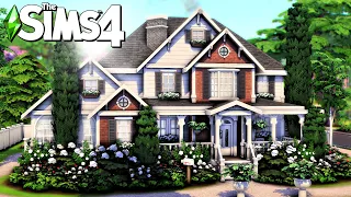 BASE GAME House For 8 Sims! || The Sims 4 Speed Build