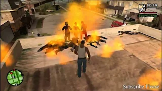 GTA San Andreas - Burning Crowd Of People