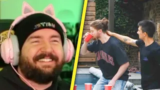 Sturmwaffel REAGIERT auf Fear Pong vs. FiNCH & irgendwie Julien Bam