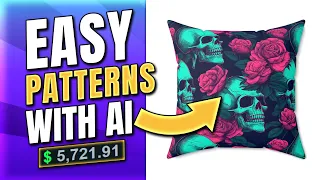 Create & Sell Ai Patterns w/ Midjourney & Printify (Etsy Print on Demand)