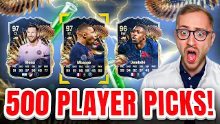 ALLES FÜR MBAPPE!🇫🇷 WAS ZIEHT MAN AUS 500 PLAYERPICKS ZUM LIGUE 1 TOTS? 👨🏼‍🔬🧪 (EXPERIMENT)