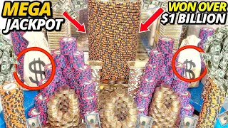 (MUST WATCH) HIGH RISK COIN PUSHER $10,000,000.00 BUY IN, 50 QUARTER CHALLENGE! (MEGA JACKPOT)