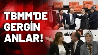 TBMM'de yeni dönemin ilk tartışması! AKP ve İYİ Partili vekiller arasında gerginlik!