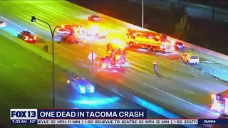 1 dead, 2 injured in crash on I-5 in Tacoma