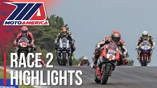 MotoAmerica Supersport Race 2 Highlights at Alabama 2022