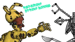 [FNAF/dc2]repairing animatronic : withered spring bonnie